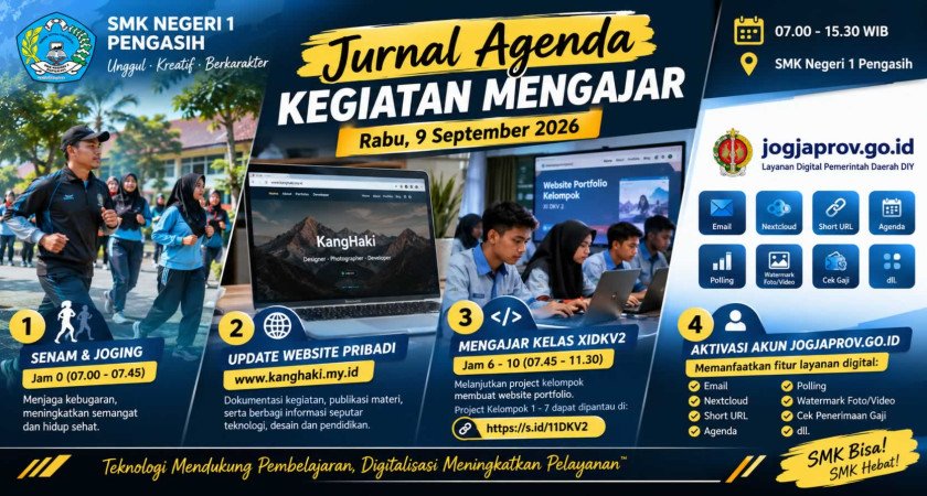 Jurnal Agenda Kegiatan Pembelajaran Semester Gasal TA. 2026/2027 (09/09/2026)