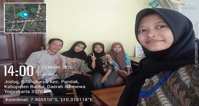 Monitoring PKL di Adam Valian, Bantul: Evaluasi Kegiatan dan Pengalaman Siswa (13/03/2026)