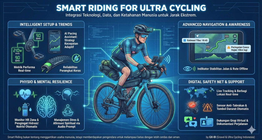 Smart Riding & AI Pacing: Rahasia Ultra Cycling : Jangan Cuma Modal