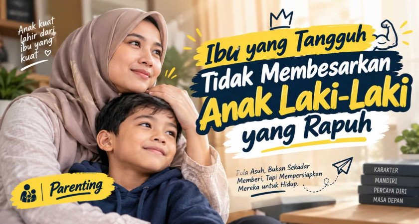 Ibu yang Tangguh Tidak Membesarkan Anak Laki-Laki yang Rapuh: 5 Pelajaran Hidup Sebelum Usia 20