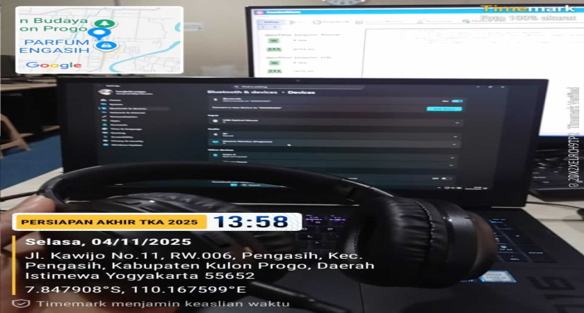 Kegiatan Koordinasi Persiapan Akhir TKA 2025 Tim Teknis Proktor dan Teknisi (04/11/2025)