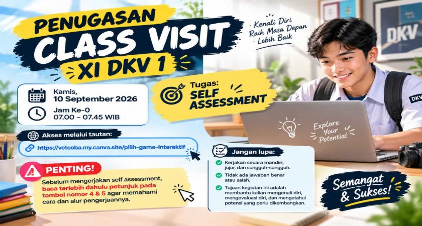 Class Visit Kamis, 10 September 2026 : Self Assessment