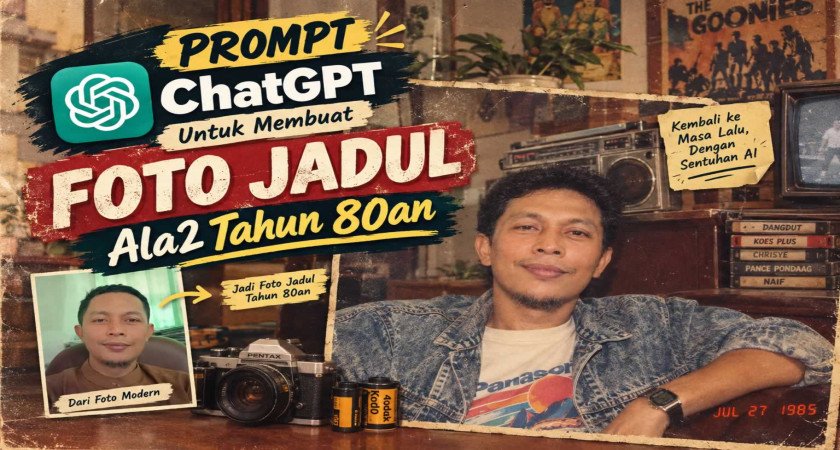 Prompt Chatgpt Untuk Membuat Foto Jadul Ala2 Tahun 80an
