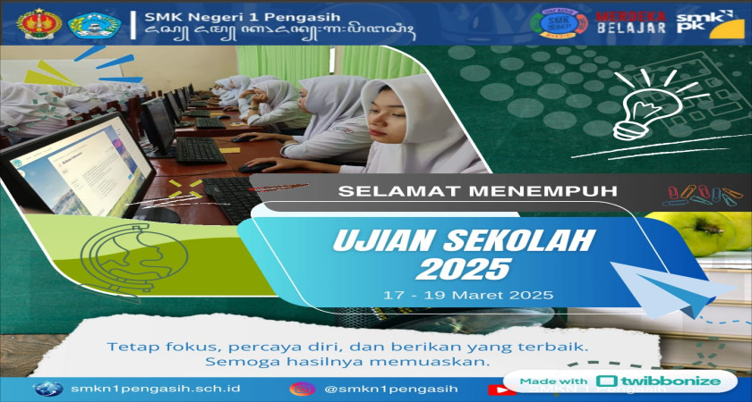 Ujian Sekolah Tahun Pelajaran 2024/2025 SMK Negeri 1 Pengasih Berlangsung Lancar