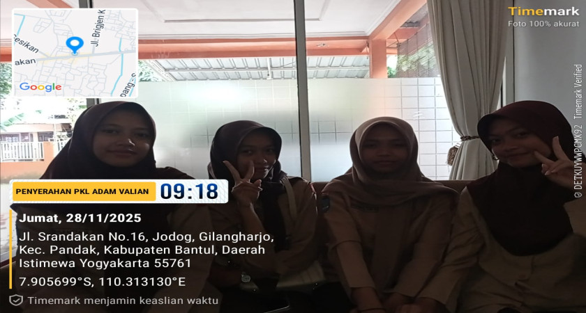 Penyerahan PKL di Adam Valian Jodog Pandak Bantul (28/11/2025)