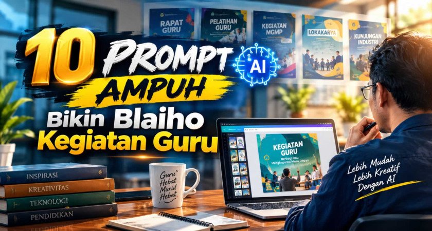 10 Prompt AI Ampuh Bikin Blaiho Kegiatan Guru