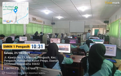 Jurnal Harian: Kegiatan Mengajar Produktif di Kelas XDKV1, XI DKV dan XII DKV2 (21/10/2025)