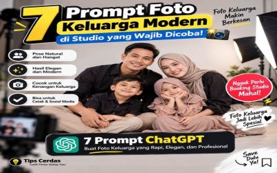 6 Prompt Chatgpt Membuat Foto Keluarga Keren Elegan dan Pro