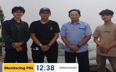 Monitoring Kegiatan PKL Program Keahlian Desain Komunikasi Visual SMK Negeri 1 Pengasih di Visual Space Yogyakarta Rabu, 20 November 2024