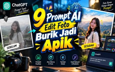 9 Prompt AI Edit Foto Burik Jadi Apik