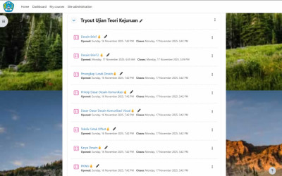 Kegiatan Pembuatan Soal Latihan Ujian Teori Kejuruan Kelas XIIDKV1 dan XIIDKV2 (14/11/2025)