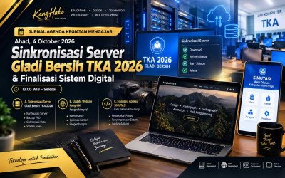 Jurnal 4 Oktober 2026: Sinkronisasi Server Gladi Bersih TKA 2026 & Finalisasi Sistem Digital